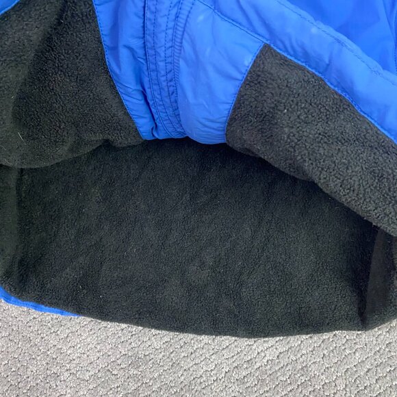 LL Bean Fleece Lined Jacket Misses Large Blue Nylon Full Zip Up 9U894 9 U894 - Picture 5 of 15